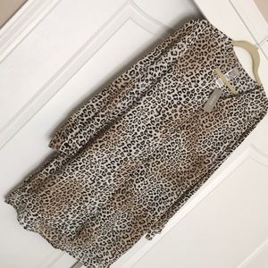 Cheetah print tunic